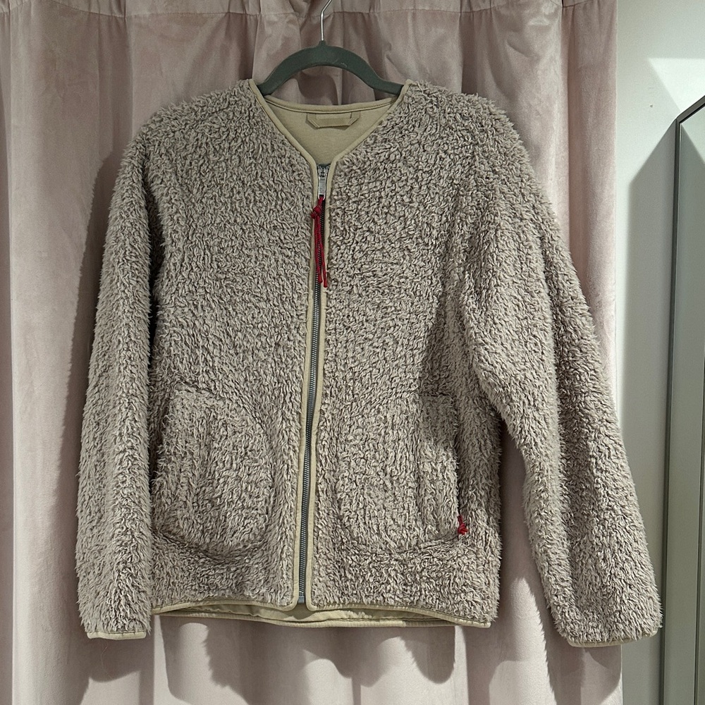Lululemon Cozy Beige Sherpa Jacket